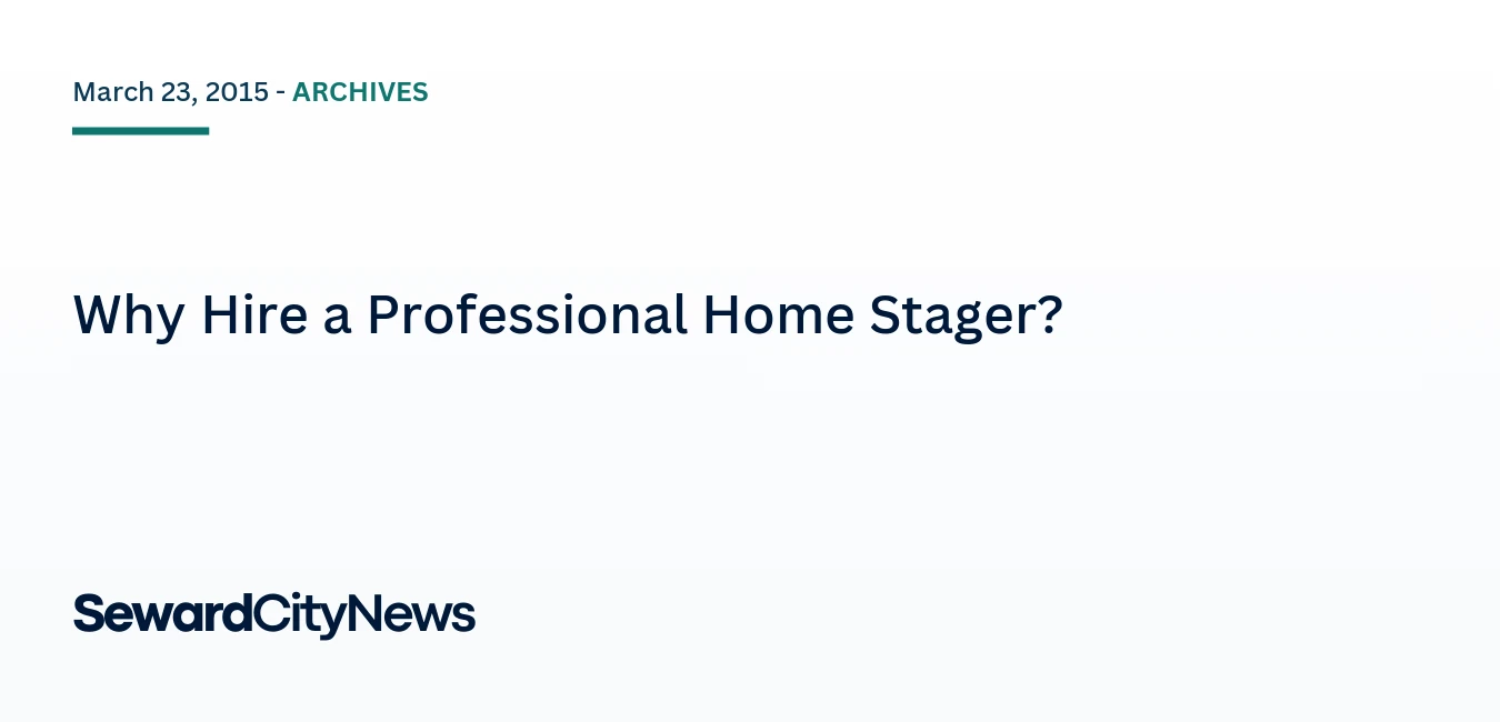 Why Hire a Professional Home Stager?